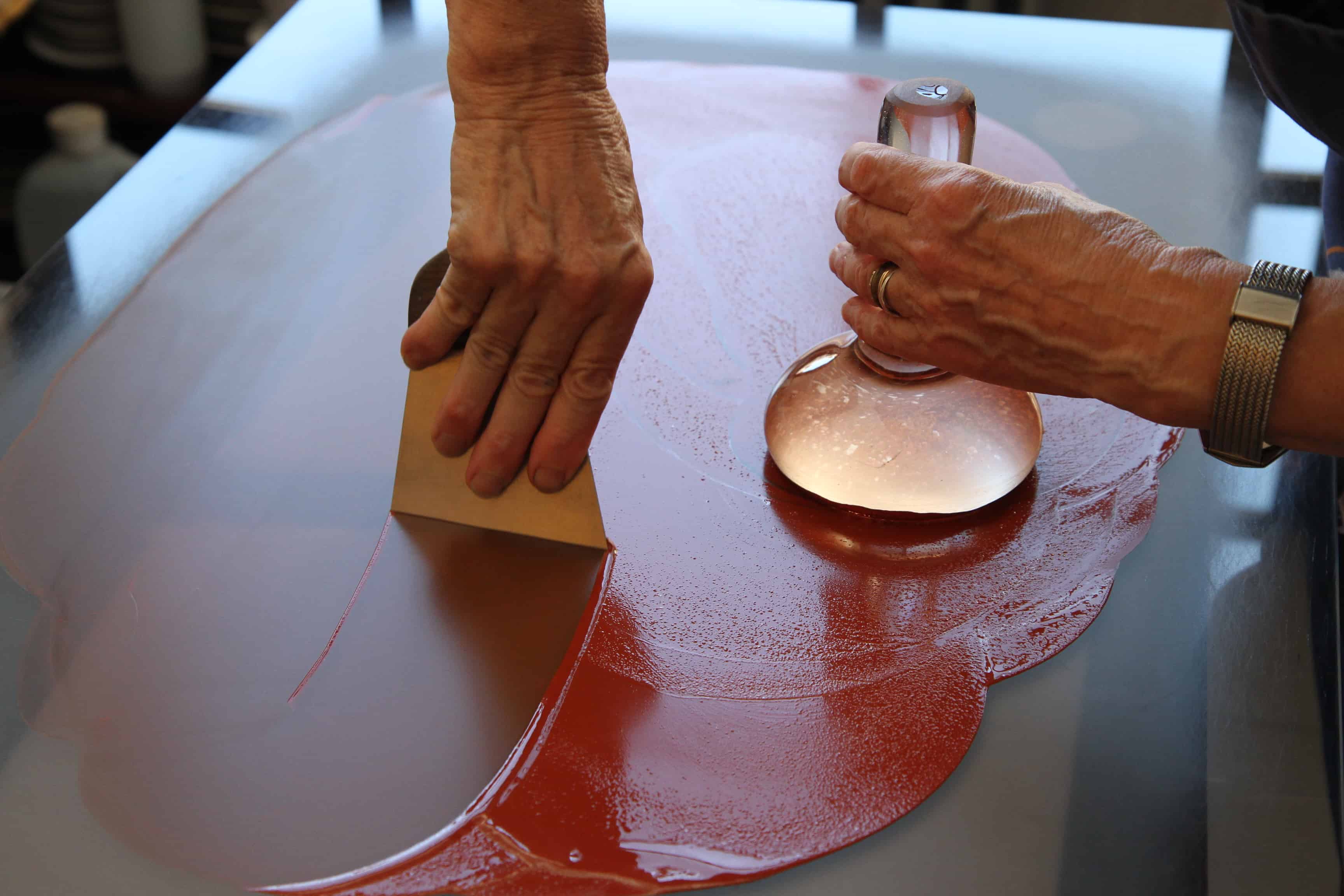 Preparazione del colore all'uovo