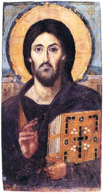 Cristo Pantocratore, Monastero di Santa Caterina, Sinai, VI secolo