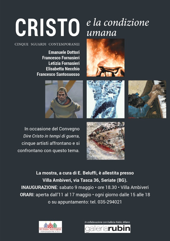 Cristo e la condizione umana — locandina della mostra