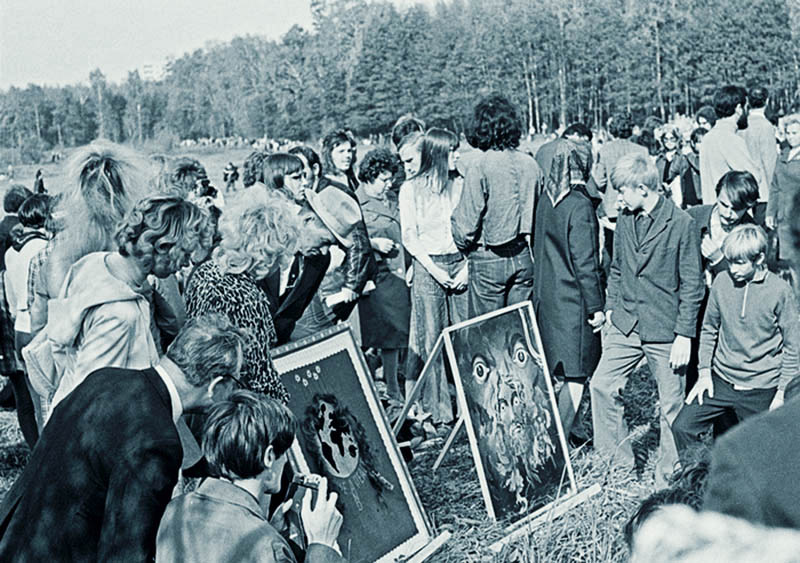 Baracche invece di icone Oscar Rabin