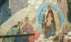 Riscoperti affreschi di Dionisij nella cattedrale della Dormizione