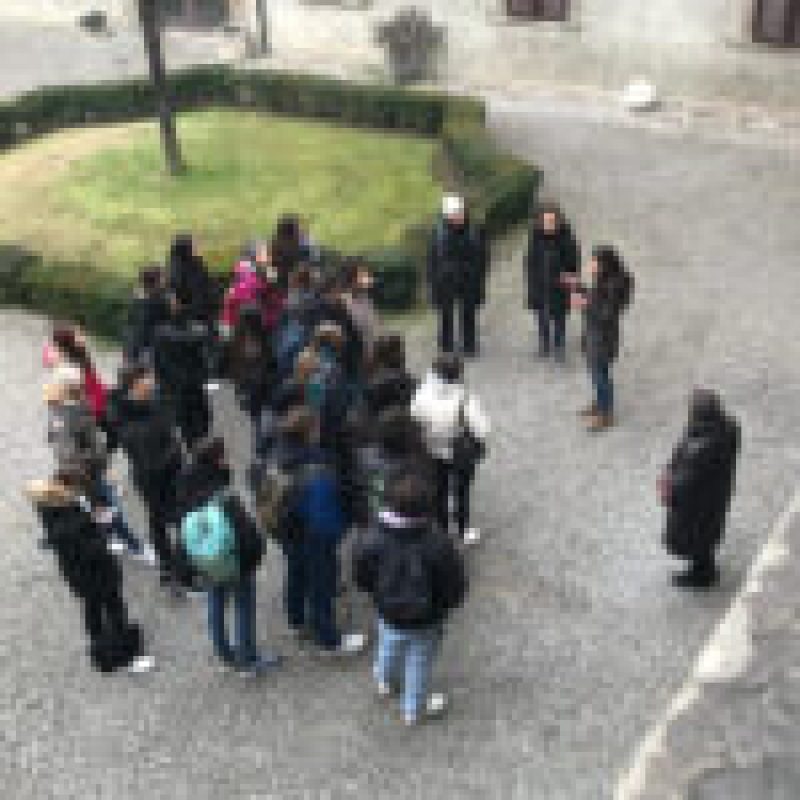 studenti e maestri in villa