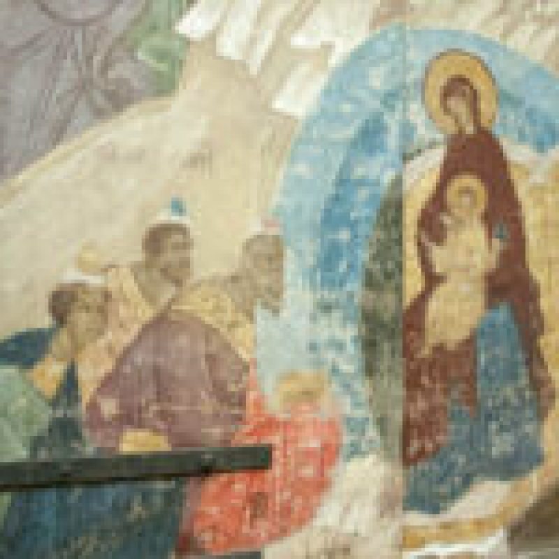 Riscoperti affreschi di Dionisij nella cattedrale della Dormizione